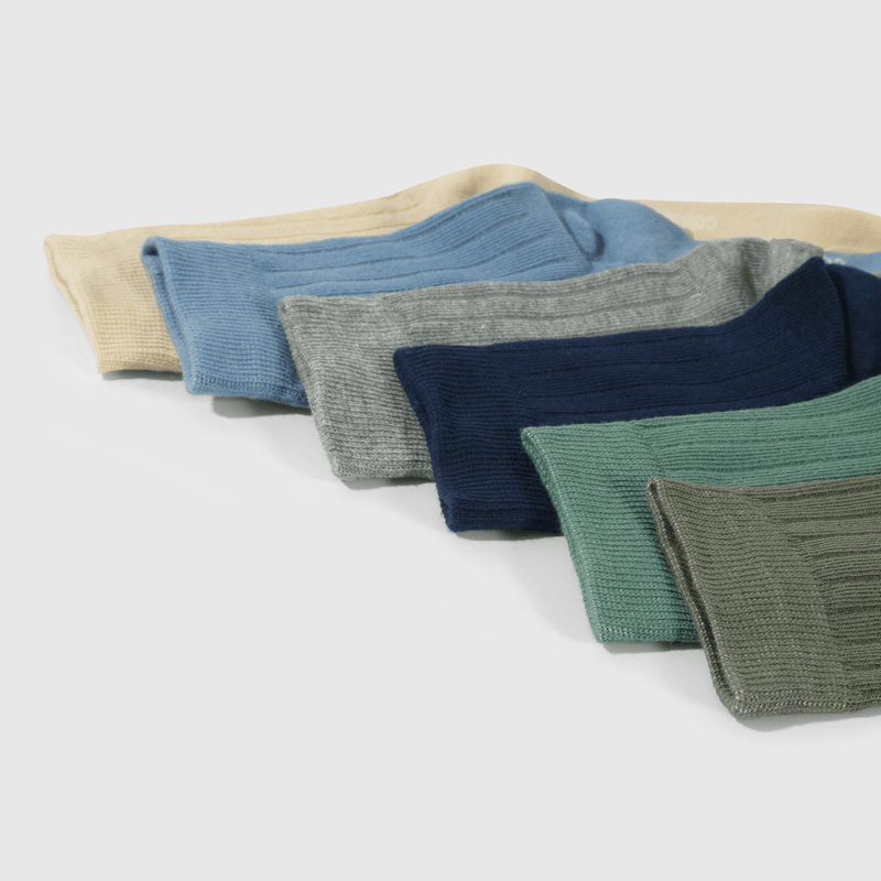 Calcetines coloridos para niños, pack de 6