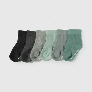 Calcetines coloridos para niños, pack de 6