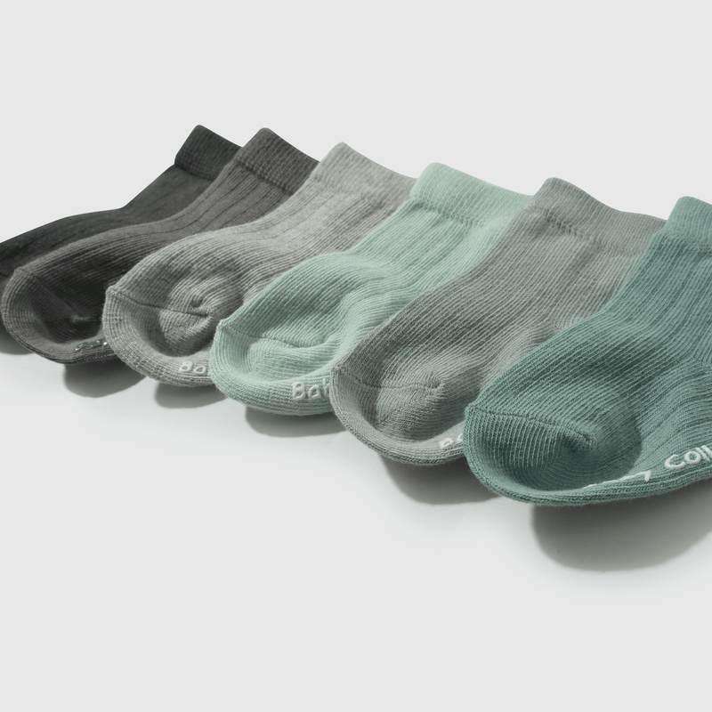 Calcetines coloridos para niños, pack de 6