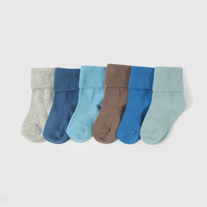 Calcetines coloridos para niños, pack de 6