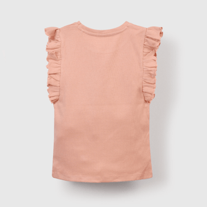 Polera suave niña rosa para brillar con confianza