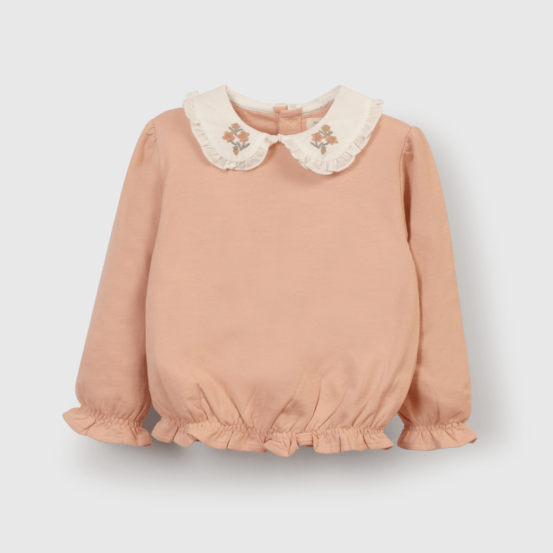 Polerón rosado para niña, suave y cómodo