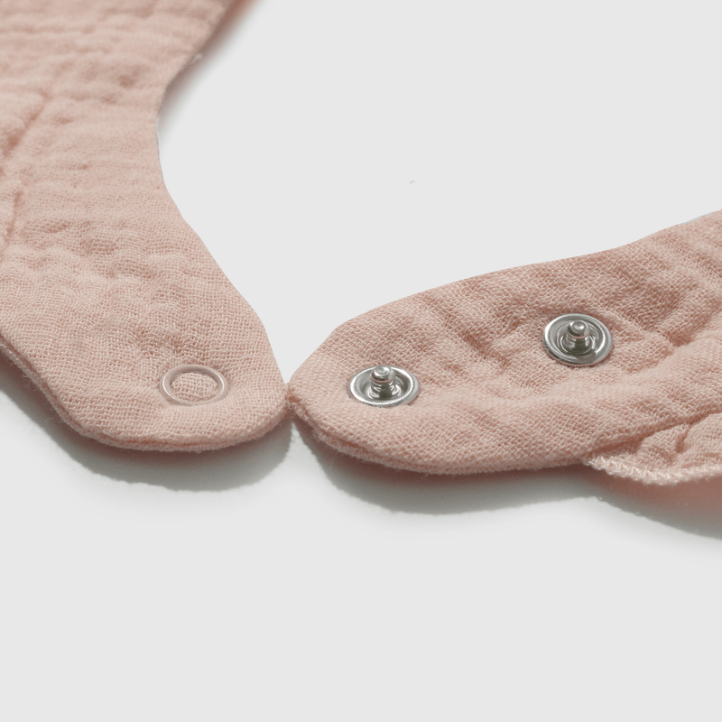 Baberos rosados para guaguas, pack de 2