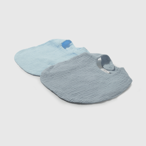 Baberos negros para guaguas, pack de 2 con estilo