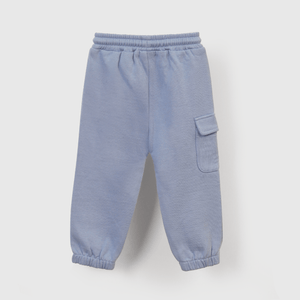 Buzo celeste suave para niños, ideal para jugar