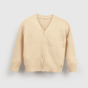 Chaleco beige para niños, estilo y comodidad