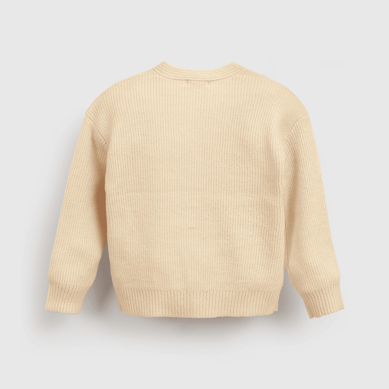 Chaleco beige para niños, estilo y comodidad