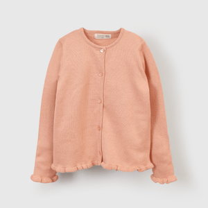 Chaleco rosado suave para niñas, ideal para el día a día