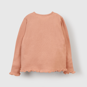 Chaleco rosado suave para niñas, ideal para el día a día