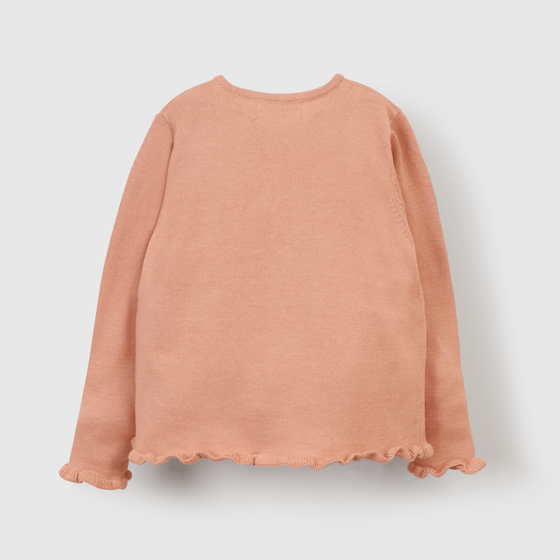Chaleco rosado suave para niñas, ideal para el día a día