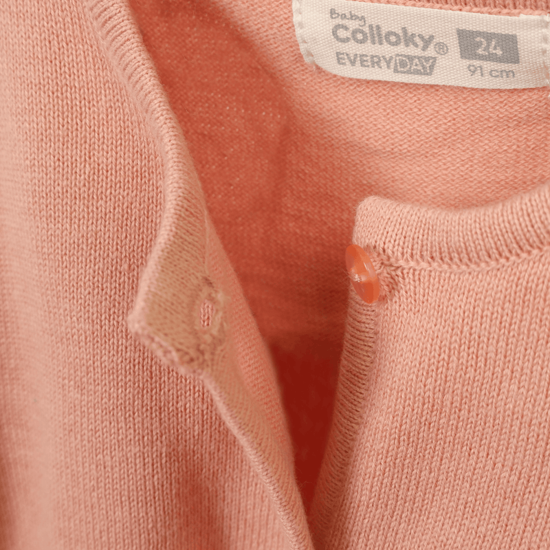 Chaleco rosado suave para niñas, ideal para el día a día