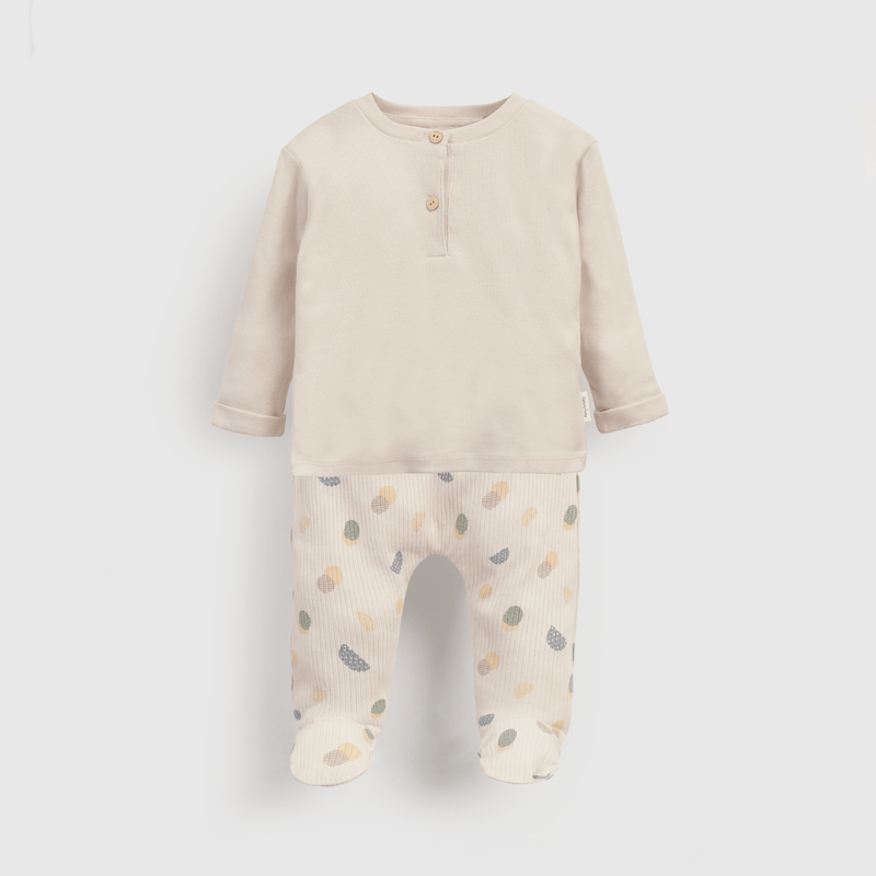 Conjunto suave beige para guagua, ideal para recién nacidos