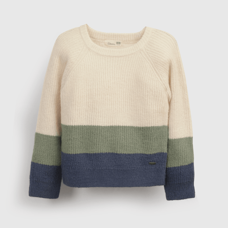 Sweater de rayas suaves para niños, calidad y estilo