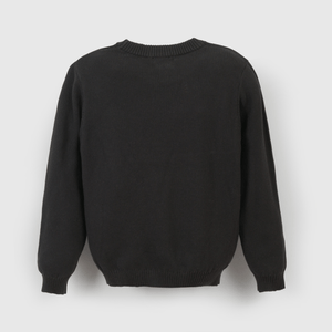 Sweater negro para niños, estilo y comodidad