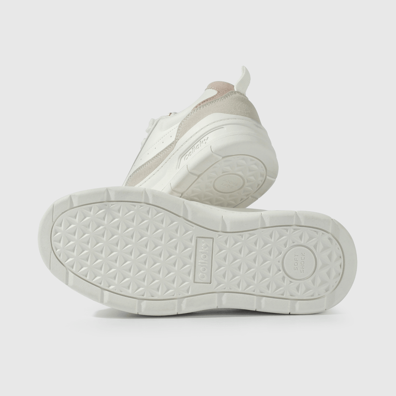 Zapatilla blanca para niña, estilo y comodidad en cada paso