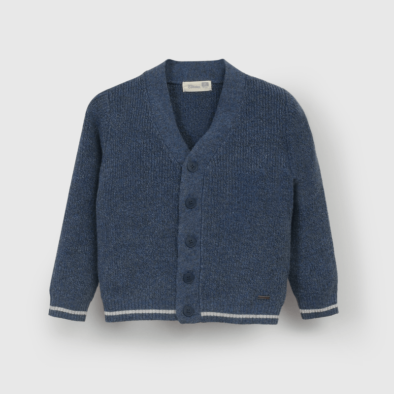 Chaleco azul para niños, estilo y calidez
