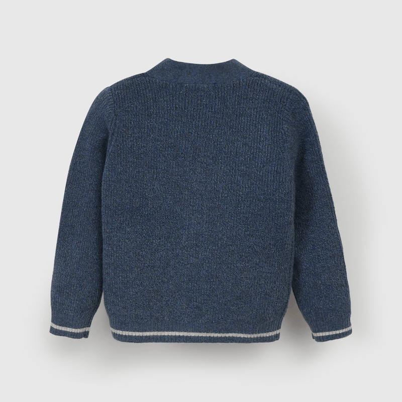 Chaleco azul para niños, estilo y calidez
