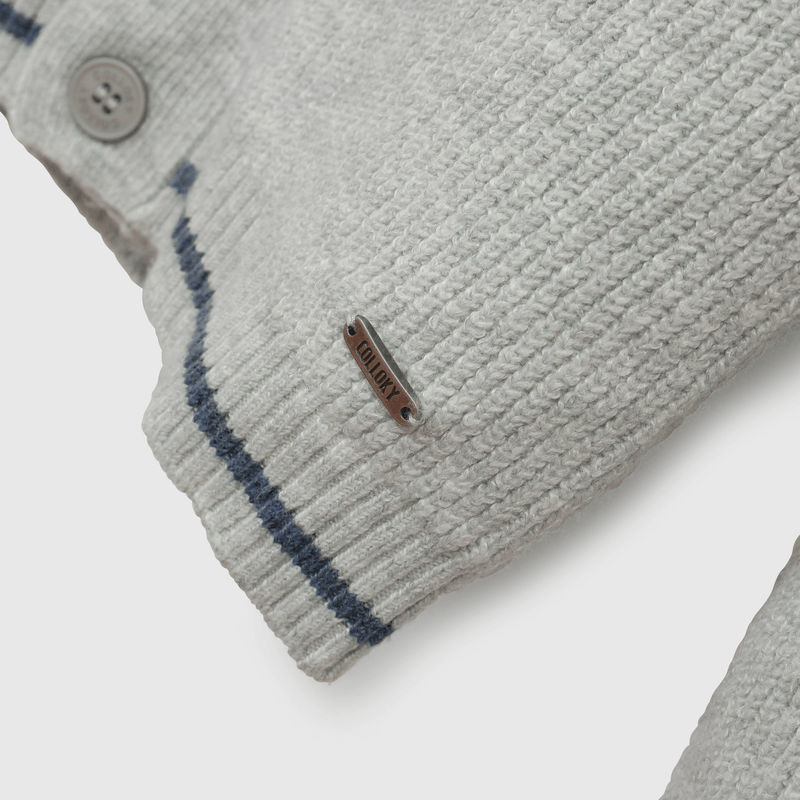 Chaleco gris para niños, estilo y comodidad