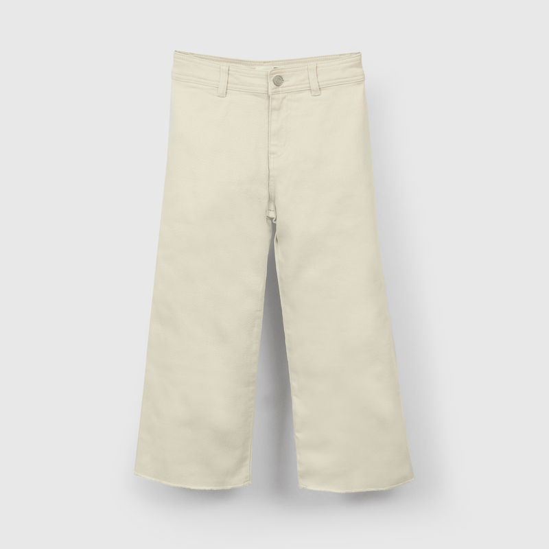 Pantalón culotte beige para niños, cómodo y moderno