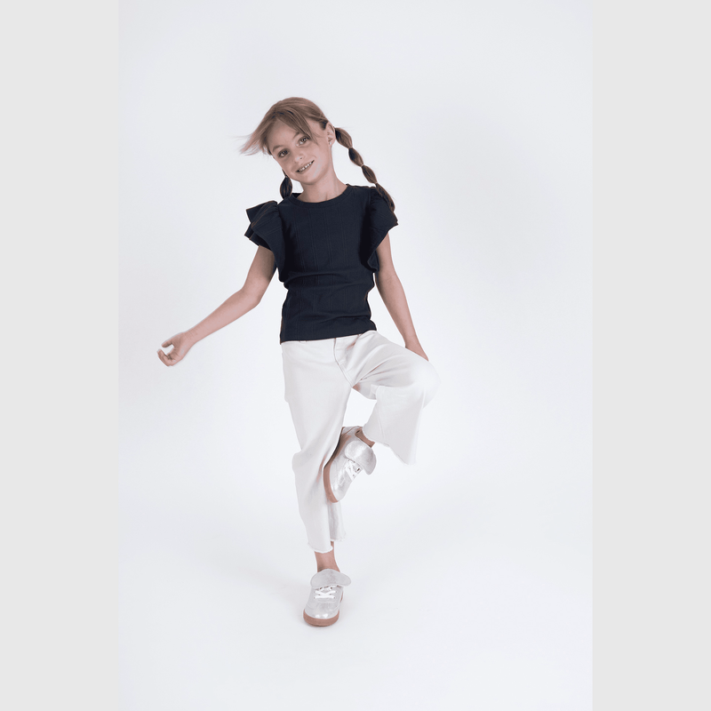 Pantalón culotte beige para niños, cómodo y moderno