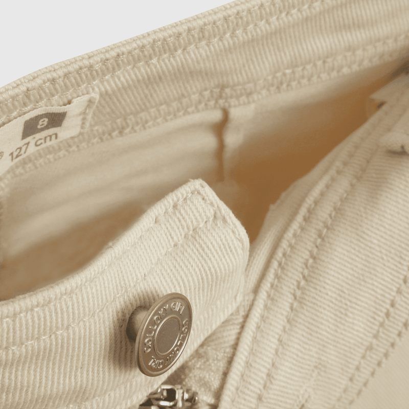 Pantalón Beige Culotte Elasticado