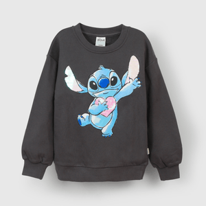Polerón niño grafito Lilo & Stitch, estilo y comodidad
