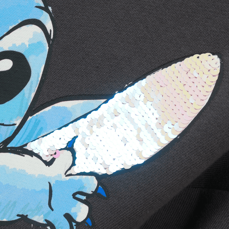 Polerón niño grafito Lilo & Stitch, estilo y comodidad