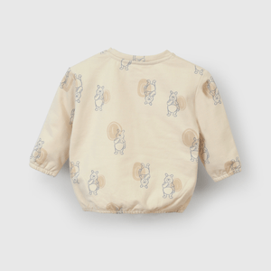 Polerón beige con Winnie the Pooh para guaguas