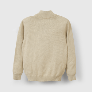 Chaleco beige para niños, estilo y confort asegurado