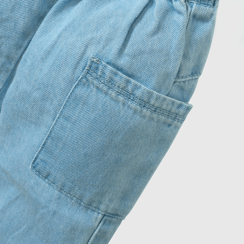 Pantalones de mezclilla bebé celeste, estilo y comodidad