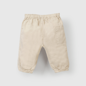 Pantalón beige para guagua, suave y cómodo