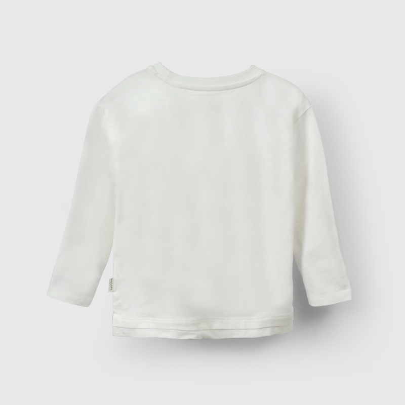 Polera blanca Mickey Mouse para niños, comodidad y estilo