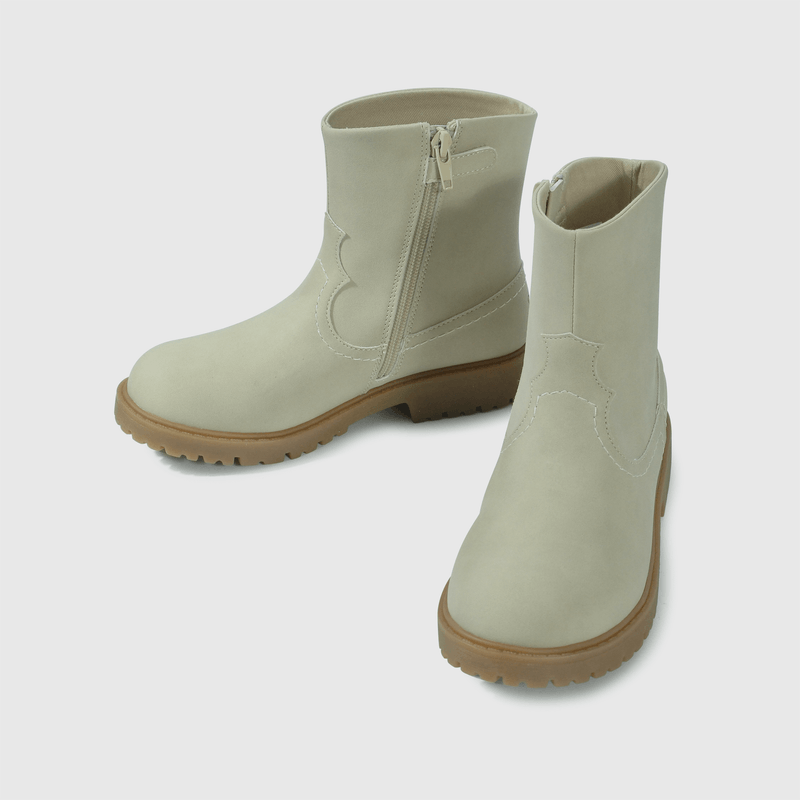 Botines beige para niña, estilo y comodidad en cada paso
