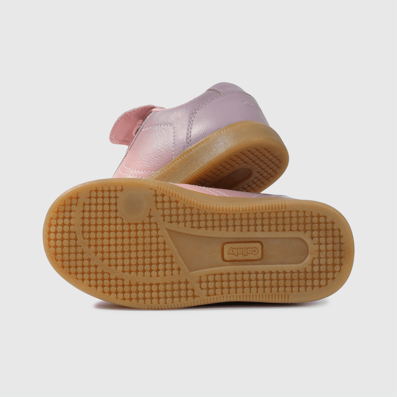 Zapatilla rosa y lila para niña, comodidad y estilo