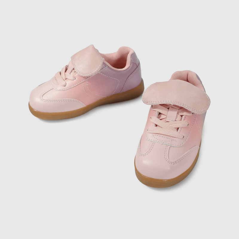 Zapatilla rosa y lila para niña, comodidad y estilo