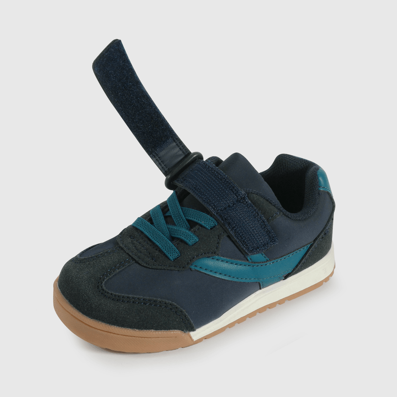 Zapatillas azules para niños, cómodas y seguras