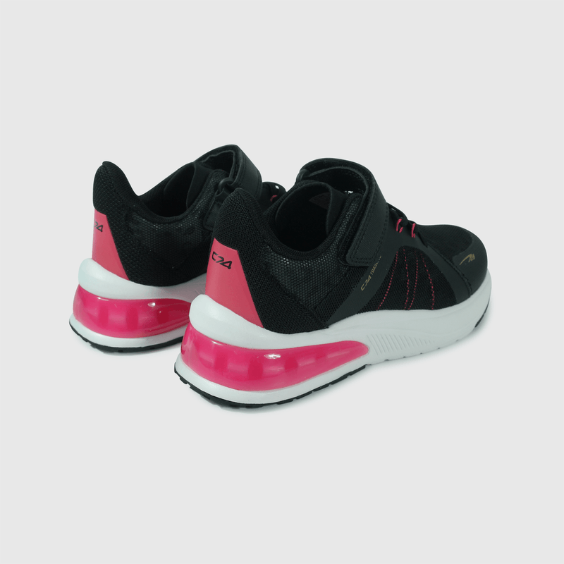 Zapatilla negra para niña, comodidad y estilo