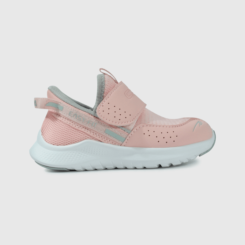 Zapatilla rosada para niña, ideal para caminantes