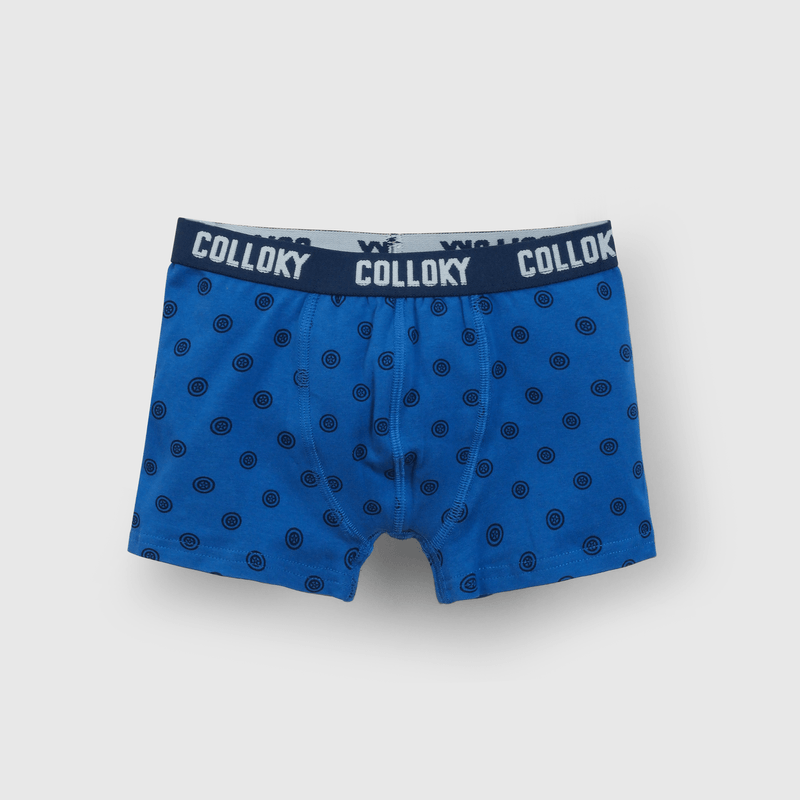 Bóxer azul para niños, pack de 3 con Capitán América