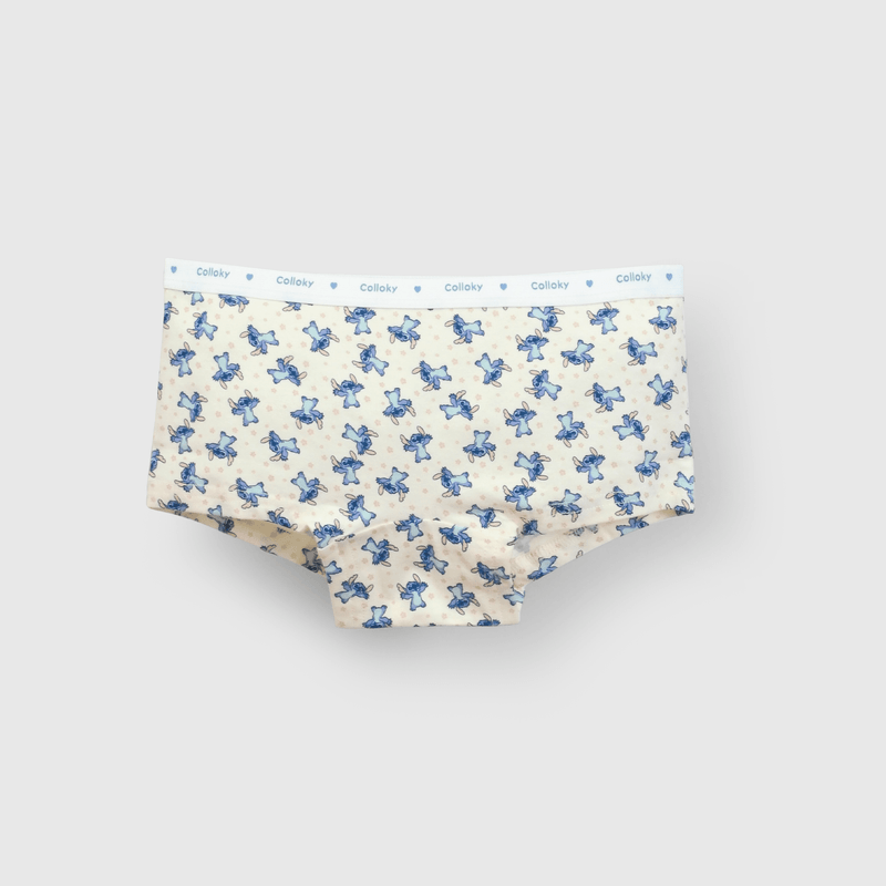 Pantaletas Stitch celestes para niños, pack de 3