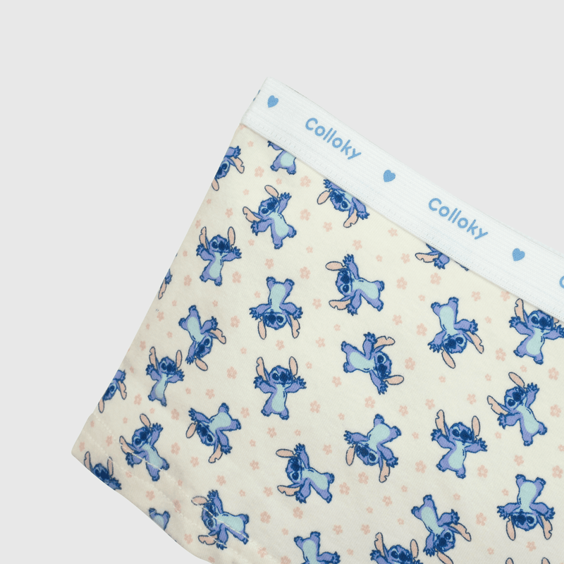 Pantaletas Stitch celestes para niños, pack de 3