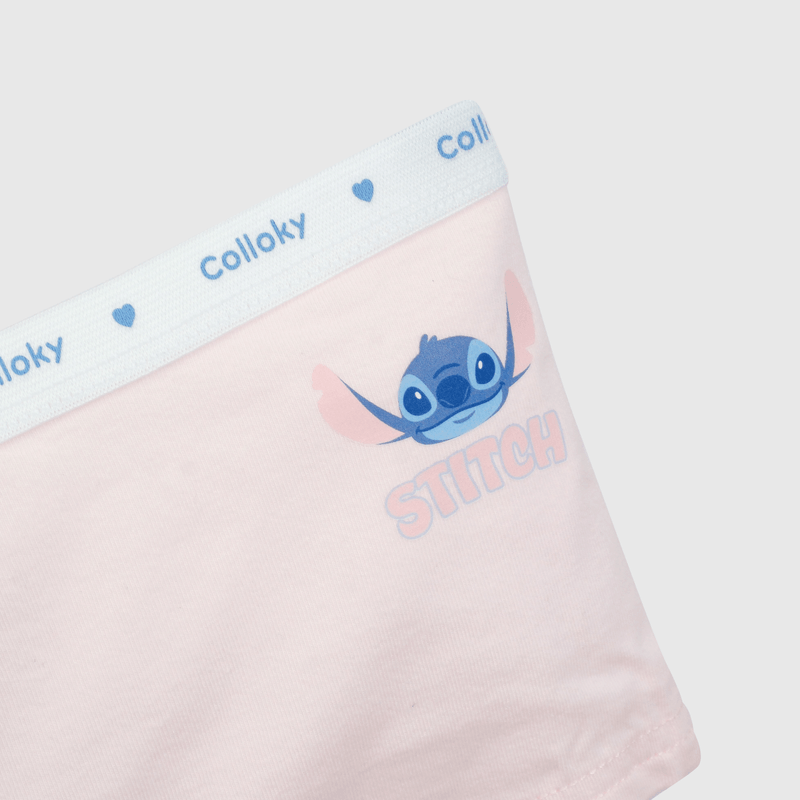 Pack 3 Pantaletas Stitch Celeste
