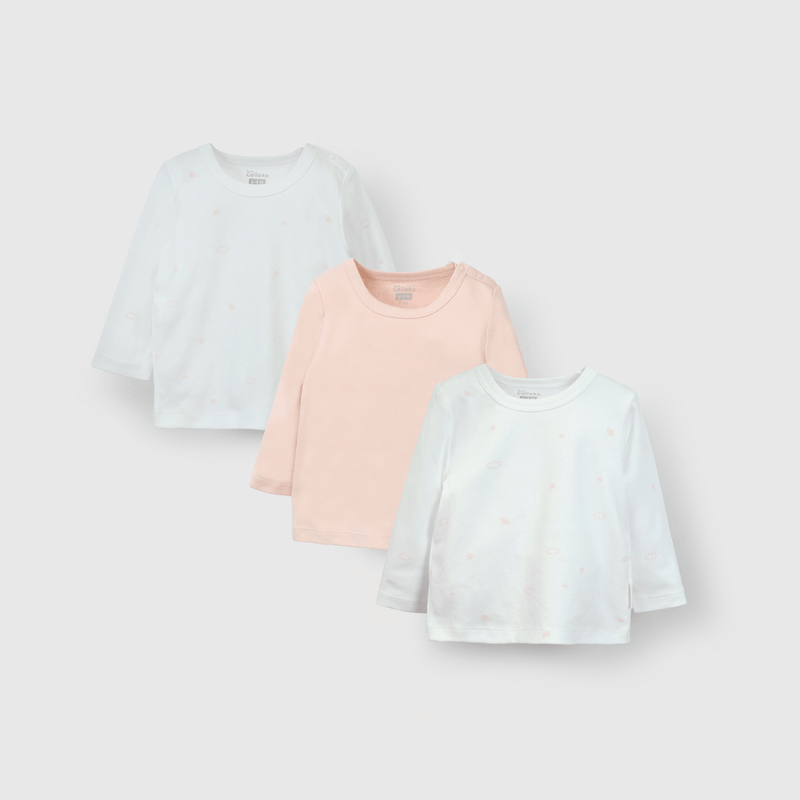 Pack 3 Camisetas Rosado