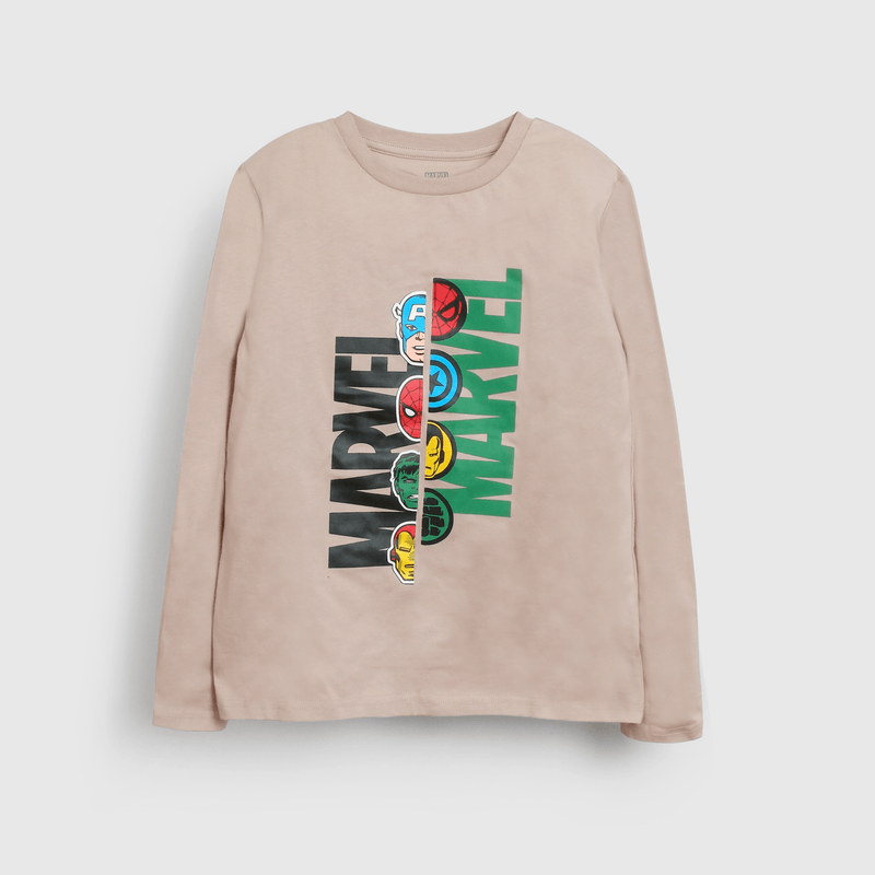 Pijama Marvel café para niños, estilo y comodidad