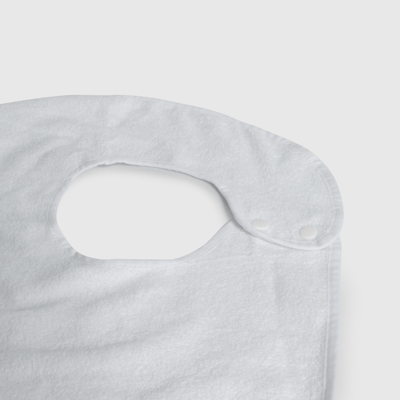 Toalla con capucha blanca para guaguas, suave y acogedora