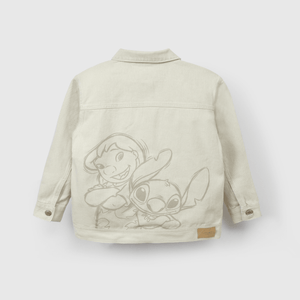 Chaqueta blanca Lilo Stitch para niños, comodidad y estilo