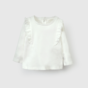 Conjunto blanco con flores para guagua, estilo y comodidad