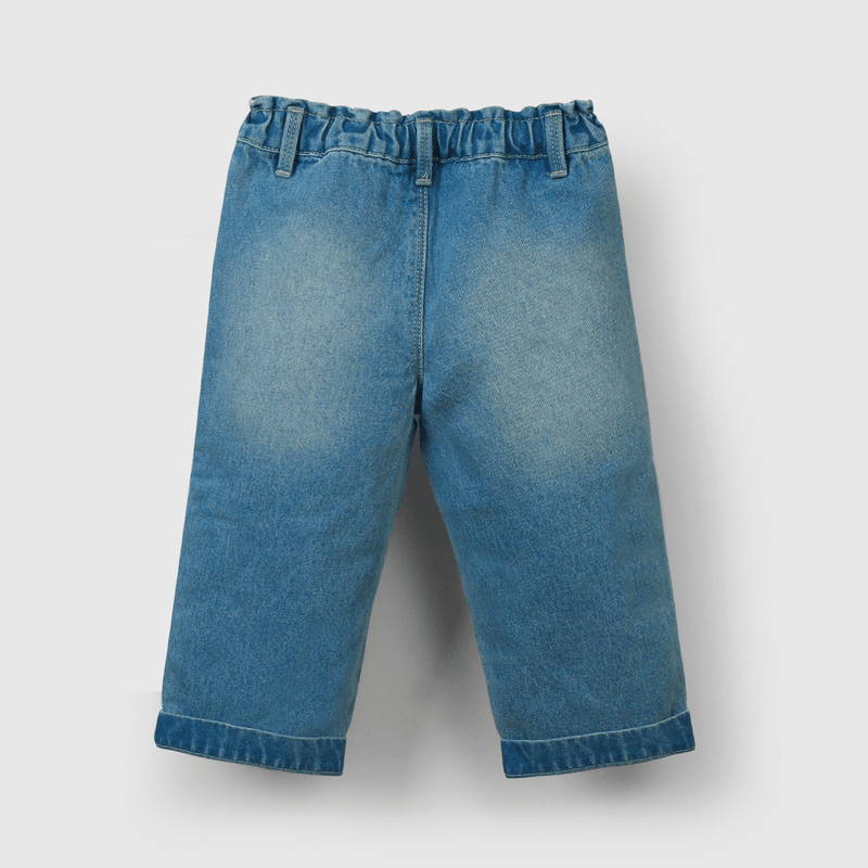 Jeans de mezclilla azul para niños cómodos y estilosos