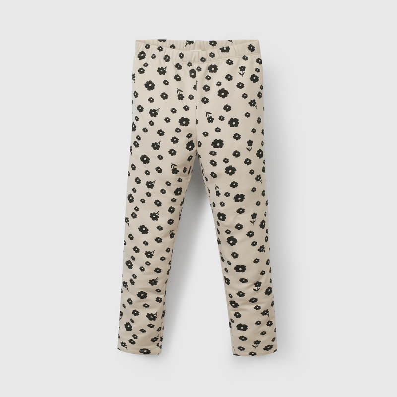 Pantalones beige con corazones para niños cómodos y felices