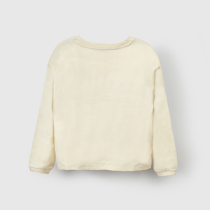 Polera amarilla con flor para niña, estilo único y cómodo